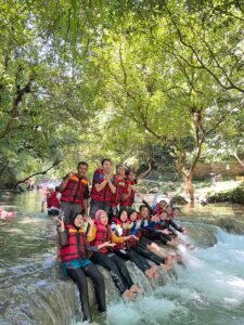 Family Gathering SMK YPIA Cimanggu 2025 Body Rafting Citumang 3