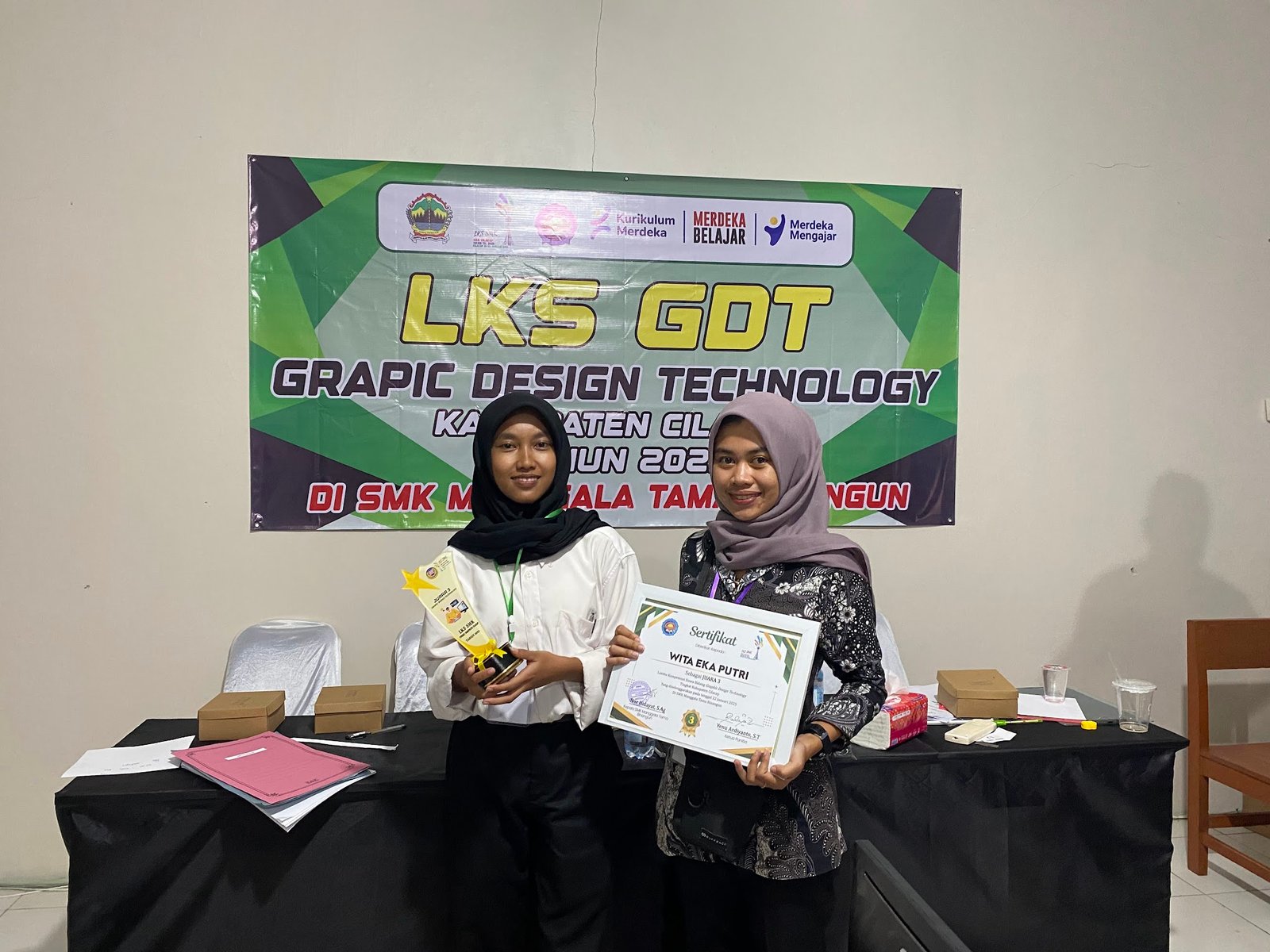 Juara 3 LKS Graphic Design Technology Tingkat Kabupaten Cilacap